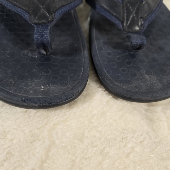 Vionic Navy Tide II Post Orthotic Sandals Size 9 - Picture 4 of 4